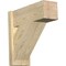 Ekena Millwork Traditional Block Rough Sawn Outlooker, Douglas Fir, 8"W x 20"D x 20"H OUT08X20X20TRA05RDF - alternate 1